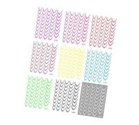 9 hojas de línea francesa pegatinas de arte de uñas autoadhesivas para decoración de uñas francesas, accesorios para uñas