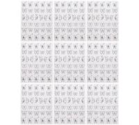 9 Hojas De Pegatinas Artísticas Para Uñas Accesorios Manicura Pegatinas Autoadhesivas Para Uñas Decoraciones Artísticas