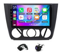 9 Inch Android 14 Autoradio para BMW 1-Series E88 E82 E81 E87 2004-2011, 2+64G Head Unit Stereo Car Radio con Wireless Carplay Android Auto GPS Navigation Bluetooth AHD Backup Camera FM/RDS SWC