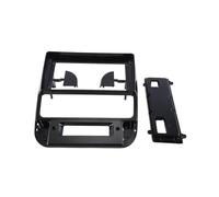 9 Inch Car Radio Fascia for 406 1999-2004 Install Facia Console Bezel Adapter Plate Trim Cover(black)