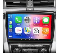 9 Inch Doble DIN Radio de Coche para Skoda Superb 2009-2015, 4+64G Android 14 Touch Screen Head Unit GPS Navi Bluetooth Radio with Wireless Carplay Android Backup Camera WiFi FM/RDS Mirror Link