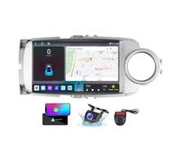 9 Inch Touch Screen Car Stereo Radio for Toyota Yaris 2012-2017, Android 13 Radio Player, Built-in DSP, CarPlay, Android Auto, 4G, WiFi, Support for Cont(RHD NF-4)