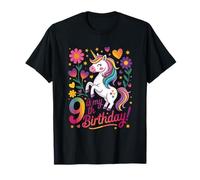 9 Is My 9th Birthday Unicorn Rainbow Magic Camiseta