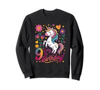 9 Is My 9th Birthday Unicorn Rainbow Magic Sudadera