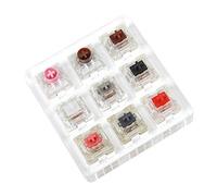 9 llaves Cherry Gateron Kailh Outemu interruptores silenciosos eje prueba herramienta interruptor probador