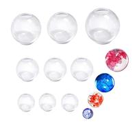9 moldes de resina de silicona de esfera de 50/40/30/20 mm, 4 tamaños, TuNan Universo 3D esferoide colgante de fundición para decoración de bolas de resina epoxi