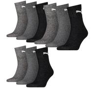 9 Par Puma Calcetines Short Crew de Deporte Tenis Talla 35-49 Unisex Colores