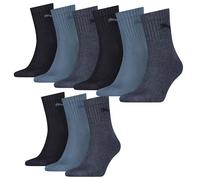 9 Par Puma Calcetines Short Crew de Deporte Tenis Talla 35-49 Unisex Colores