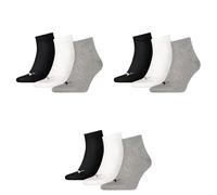 9 Par Puma Unisex Calcetines de Cuarto Zapatillas Talla 35-49 para Mujer Hombre