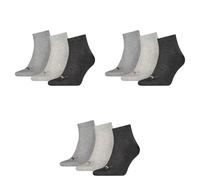9 Par Puma Unisex Calcetines de Cuarto Zapatillas Talla 35-49 para Mujer Hombre