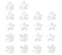 9 Pares de Pendientes Hipoalergénicos, Transparentes y Invisibles de Plástico para Escolares