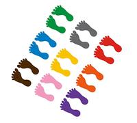 9 Pares Pegatinas De Huellas Para El Suelo Huellas De Suelo Pegatinas Piso Pegatinas Calcomanías Para El Piso Del Aula Pegatinas Pies Suelo Rayuela Adulto Preescolar Anti-pegatina