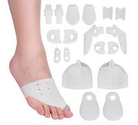 9 Pares Separadores de Dedos de Silicona Suaves y Flexibles para Aliviar el Dolor de Juanetes Corrección de Alineación y Deformidad en Valgo Ideales para Caminar Descalzo o con C