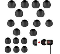 9 Pares Tapón para Oído de Silicona, Repuesto Goma Tapón, Auriculares Internos, Tamaño Pequeño, 3 Tamaños (S/M/L)