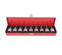 9 Pcs 3/4 Inch Drive Impact Hex Driver Set, Cr - Mo Impact Socket Set with 14mm to 24mm Hex Bits and M16 M18 Spline Bits, High Torsion Impact Grade Construction for Heavy Duty Appl