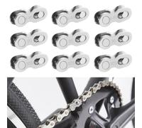 9 Pcs Eslabón De La Cadena De Bicicleta, Eslabones Perdidos De Bicicleta Rápida, Falsa Maglia Catena Bici，Conector De Para Velocidad, Para 6-7-8, 9, 10 Cadena De Velocidad