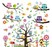 9 pegatinas de ventana estáticas de dibujos animados, pegatinas de pared planas impermeables, calcomanías de PVC autoadhesivas, decoración de ventana de doble cara DIY