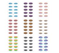 9 pegatinas instantáneas para sombra de ojos, impermeables, duraderas, autoadhesivas, para eventos, viajes, sombra de ojos, parches