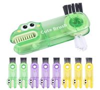 9 piezas 3 en 1 Cup Lid Gap Cleaning Brush Set Lid Cleaning Brush Suave Potente Eliminación de Manchas de Limpieza de Tapas de Vasos para chupetes, botellas y tapas de vasos