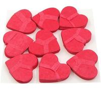 9 piezas/bolsa de tormentas de nieve rojas trucos de magia en forma de corazón copo de nieve papel tormenta de nieve para magos accesorios escenario calle trucos accesorios accesorios