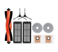 9 piezas compatible con Dreame Bot L30 Ultra L20 Ultra Robot Aspirador, repuestos, consumibles, cepillo lateral principal, filtro HEPA, paño de fregona, bolsa for polvo, accesorios.