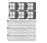 9 piezas de accesorios de filtro HEPA for cepillos de rodillo compatibles con Dreame H12/H11/H11, piezas de repuesto for cepillos principales de aspiradora.
