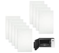 9 Piezas de Hoja de Mica para Microondas Universal, Placa de Mica125 x 200 mm. Se Puede Recortar, Protección Duradera y Piezas de Repuesto para Todo Tipo de Hornos de Microondas