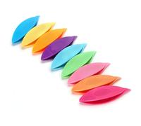 9 Piezas de Lanzaderas de frivolité, Herramienta Artesanal Colorida para Tejer a Mano, Hecha de Plástico Duradero