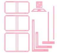 9 piezas de materiales sencillos para hacer libros, materiales y kits de encuadernación, materiales para hacer cuadernos y kit para hacer libros, manual para diarios caseros, calendario y guía Binding