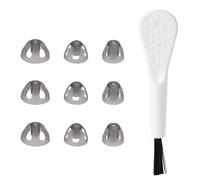 9 Piezas de Tapones para Los Oídos para Audífonos con Cepillo de Limpieza, 3 Tamaños de Tapones de Silicona para Audífonos Compatibles con Resound para un Mejor Sellado del Sonido