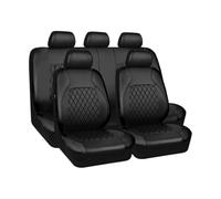 9 Piezas Fundas Asientos Coche para Dacia Sandero Stepway 3.GEN 2.Gen 2012-2018 2019 2020 2021 2022 2023-2025, Cuero Fundas Asientos Delanteros y Traseros Todas Las Estaciones Interior Accesorios
