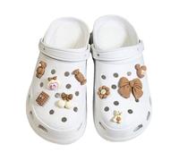 9 Piezas Lindas Pins Femeninos para Crocs, PVC Charms Jibbitz, Hebilla Colorida de Zapatos y Sandalias para Accesorios de Bricolaje