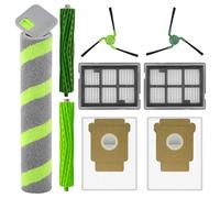 (9 Piezas) Max 705 Combo Repuestos Para la aspiradora robot iRobot Max 705 Combo: 2 cepillos giratorios, 1 mopa giratoria, 2 filtros, 2 bolsas para el polvo, 2 cepillos laterales, kit de accesorios