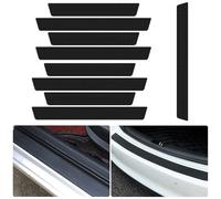 9 Piezas Protector Umbral Coche para Honda Civic Type R (FK2) | 2015-2017, Cinta Umbral Fibra Carbono Protector Paragolpes Trasero Protectoras para Umbral de Puerta del Coche