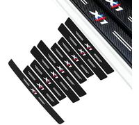 9 Piezas Protectores De Umbrales Adhesivos para BMW X1, Coche Protectores De Umbrales De Carbono Protección De Pintura para Pedales Cobertura De Arañazos Juego De Pegatinas