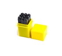 9 Piezas Punzones Numeros Metal Perforados, 10mm Punzones para Estampar Metal Plástico Madera Cuero