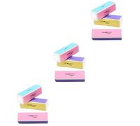 9 Piezas Tablas De Clavos y Tampón Pulidor De Uñas Lijadora De Uñas Bloque De Pulido De 4 Vías Limas Para Uñas Laca De Uñas Herramienta Cuadrada Brillante Caja De Herramientas