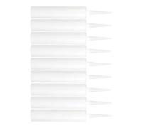 9 Piezas Tubo de Sellador de Calafateo Vacío 300ml Rellenable | Plástico Reutilizable, Punta Afilada y Corte a Medida, para Adhesivo de Vidrio y Porcelana Ab