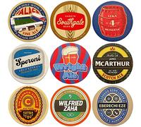 9 posavasos de cerveza Crystal Palace