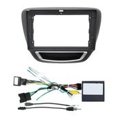 9 Pulgada Coche DVD Radio Android Anfitrión Altavoz Decodificador Mp3 Mp5 Fascia Audio Multimedia Marco para Chevrolet para Cavalier 2016 Marco de Radio(Negro)