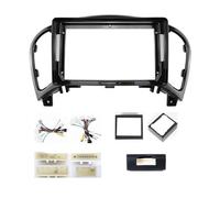 9 Pulgada Radio Fascia MP5 Reproductor Panel Carcasa Marco 2 DIN Unidad Principal Estereo Cubierta para Nissan para Juke YF15 2010-2014 Fascia del Panel de Radio(Conjunto 2)