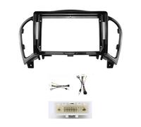 9 Pulgada Radio Fascia MP5 Reproductor Panel Carcasa Marco 2 DIN Unidad Principal Estereo Cubierta para Nissan para Juke YF15 2010-2014 Fascia del Panel de Radio(Conjunto 1)