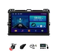 9 Pulgadas Android 13 Doble DIN Radio de Coche para Toyota Land Cruiser Prado 120 LC120 2003 - 2009 con CarPlay inalámbrico GPS Navi Cámara de Respaldo Controles del volante Bluetooth(T1[1+16G])