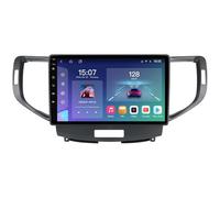 9 Pulgadas Doble DIN Android 15 Radio de Coche para Honda Accord 8 2008-2012 con CarPlay Cámara de Respaldo Controles del Volante Bluetooth GPS Navi Enlace al Espejo(C4(8G+128G))