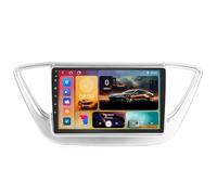 9 Pulgadas Doble DIN Android 15 Radio de Coche para Hyundai Solaris Verna 2017-2020 con CarPlay Cámara de Respaldo Controles del Volante GPS Navi Enlace al Espejo(B,H8 8G+256G)