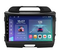 9 Pulgadas Doble DIN Android 15 Radio de Coche para KIA Sportage 2010-2016 con CarPlay Cámara de Respaldo Controles del Volante Bluetooth GPS Navi Enlace al Espejo(C2(3G+32G))