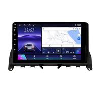 9 Pulgadas Doble DIN Android 15 Radio de Coche para Mercedes Benz C Class 3 W204 S204 2006-2011 con CarPlay Cámara de Respaldo Controles del Volante GPS Navi Enlace al Espejo(H7 8G+128G)