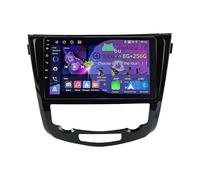 9 Pulgadas Doble DIN Android 15 Radio de Coche para Nissan Qashqai J11/X Trail T32 2013-2017 con CarPlay Cámara de Respaldo Controles del Volante Bluetooth GPS Navi Enlace al Espejo(C3 6+128G)