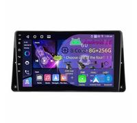 9 Pulgadas Doble DIN Android 15 Radio de Coche para Renault Kangoo 2013-2020 con CarPlay Cámara de Respaldo Controles del Volante Bluetooth GPS Navi Enlace al Espejo(C2 3+32G)