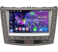 9 Pulgadas Doble DIN Android 16 Radio de Coche para Lexus IS200 XE20 IS250 IS300 IS300C 2005-2012 con CarPlay Cámara de Respaldo Controles del Volante Bluetooth GPS Navi Enlace al Espejo(C3 4+64G)